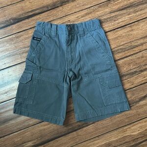 Boys gray shorts.